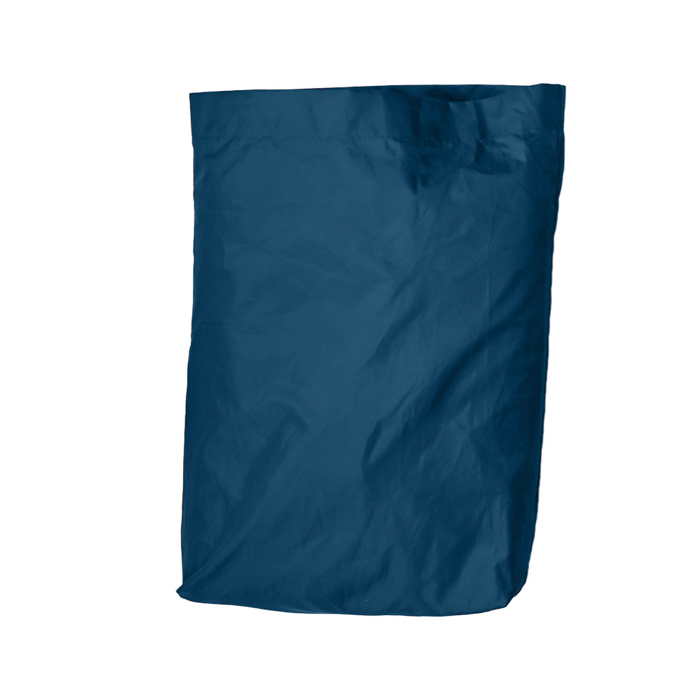 Beach sun sail shelter Velabog Breeze in the accompanying bag. Color blue.