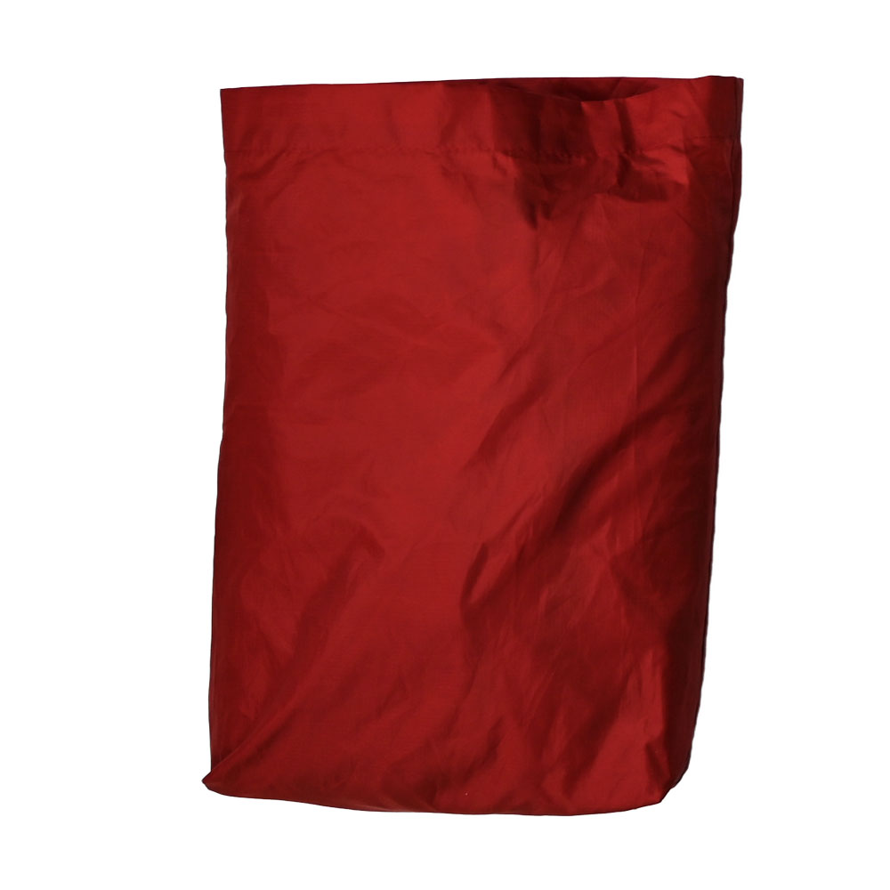 Beach sun sail shelter Velabog Breeze in the accompanying bag. Color red.