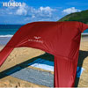Vela da sole tenda da spiaggia Velabog Breeze, rosse.